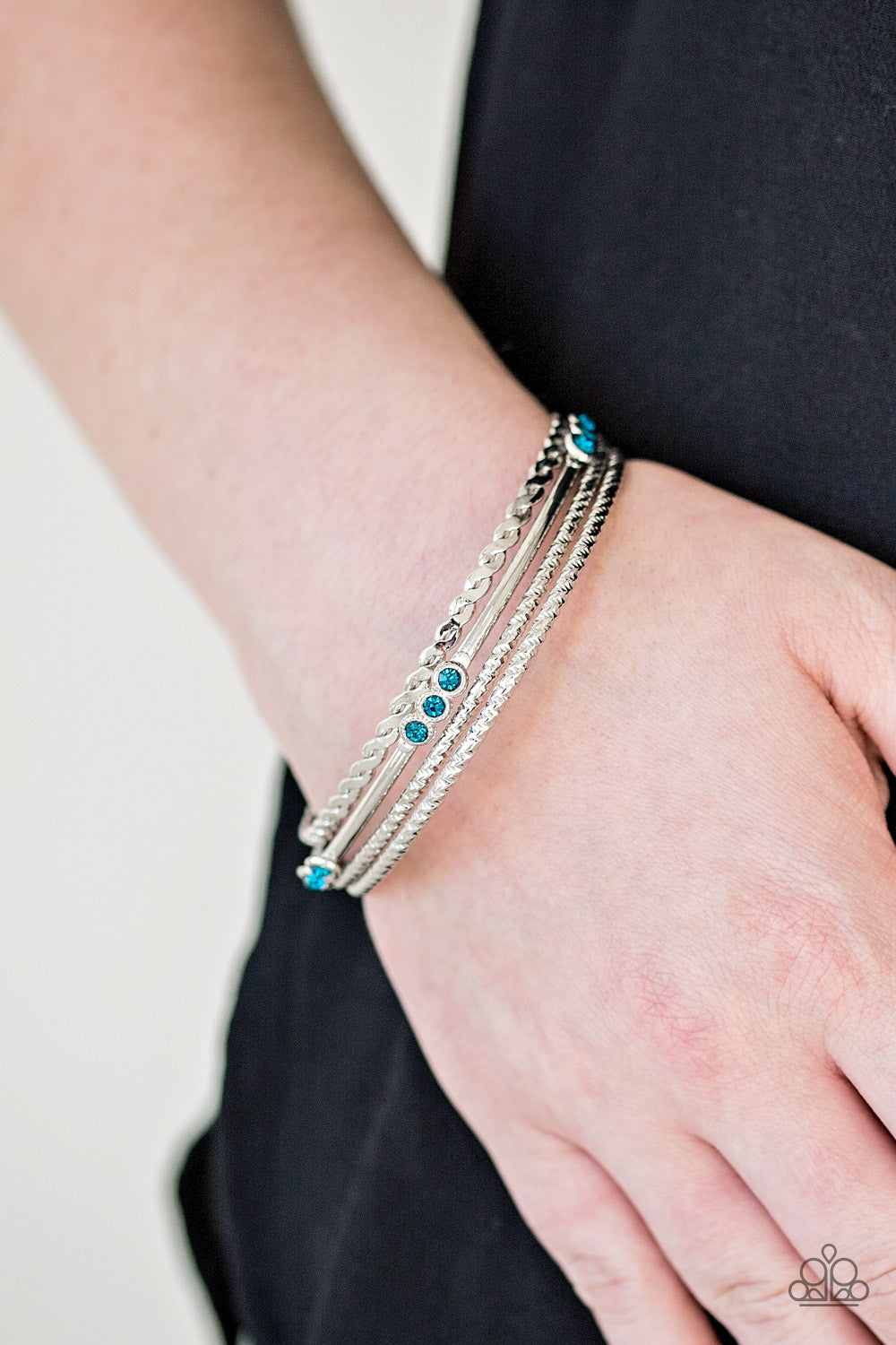 Paparazzi ♥ Subtle Shimmer  - Blue ♥  Bracelet