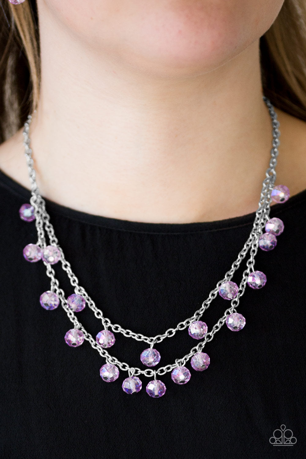 Paparazzi ♥ Super Supernova - Purple ♥  Necklace
