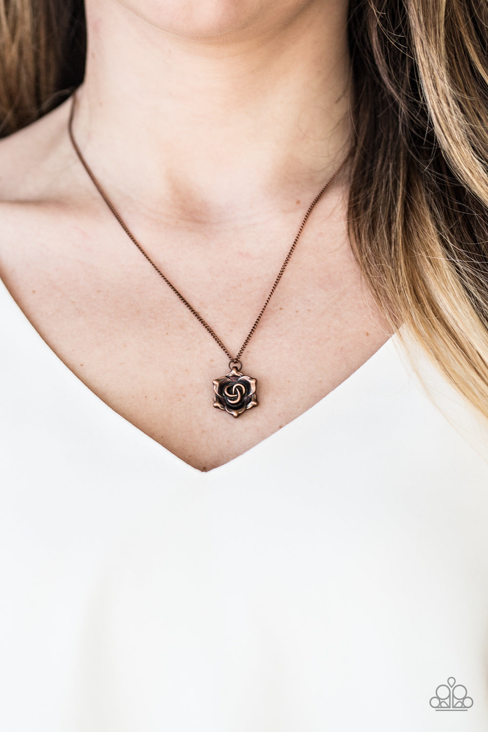 Paparazzi ♥ Primrose Path - Copper ♥  Necklace