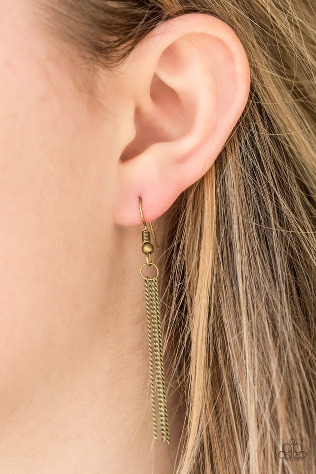 Paparazzi ♥ Primrose Path - Brass ♥ Necklace