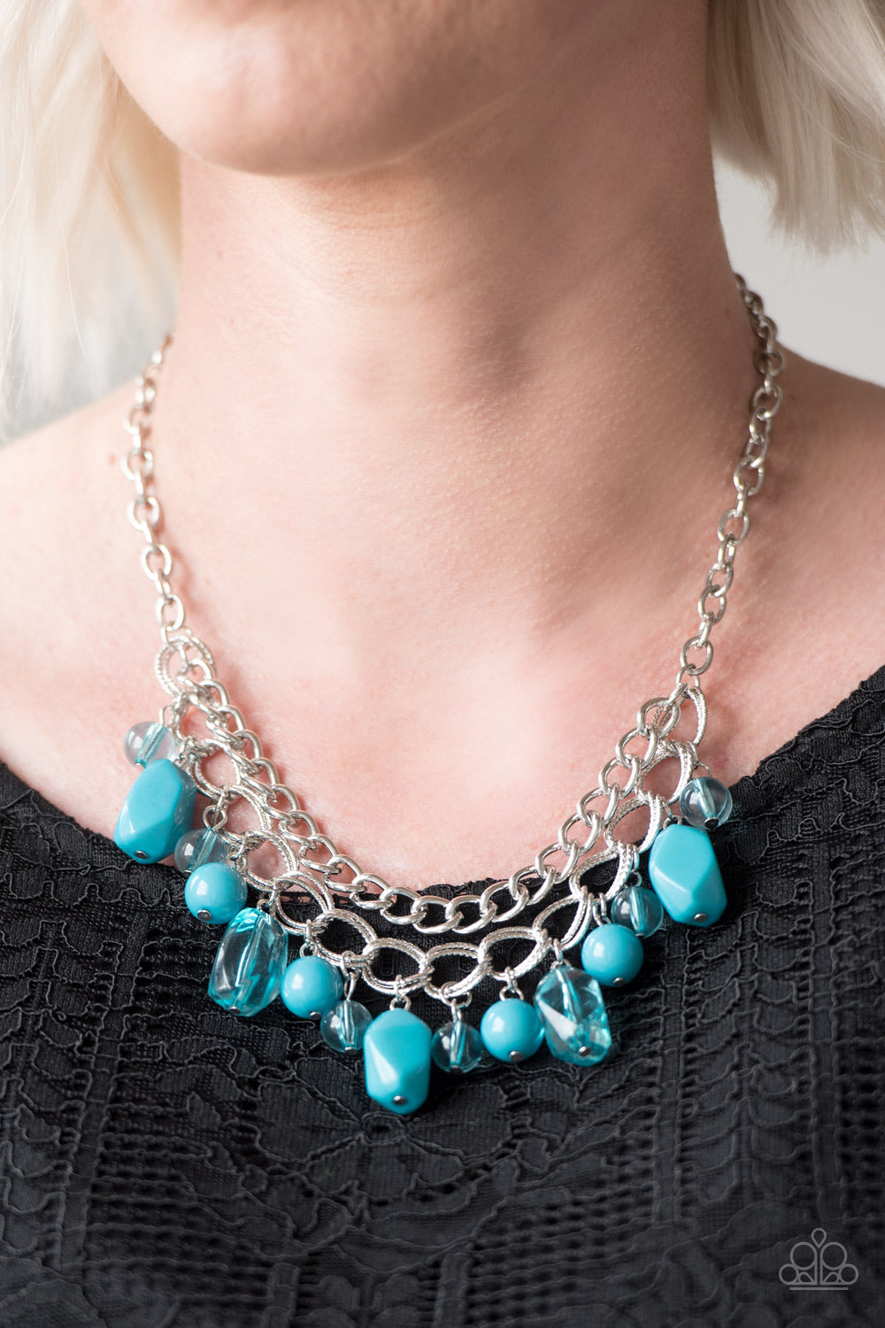 Paparazzi ♥ Brazilian Bay - Blue ♥  Necklace