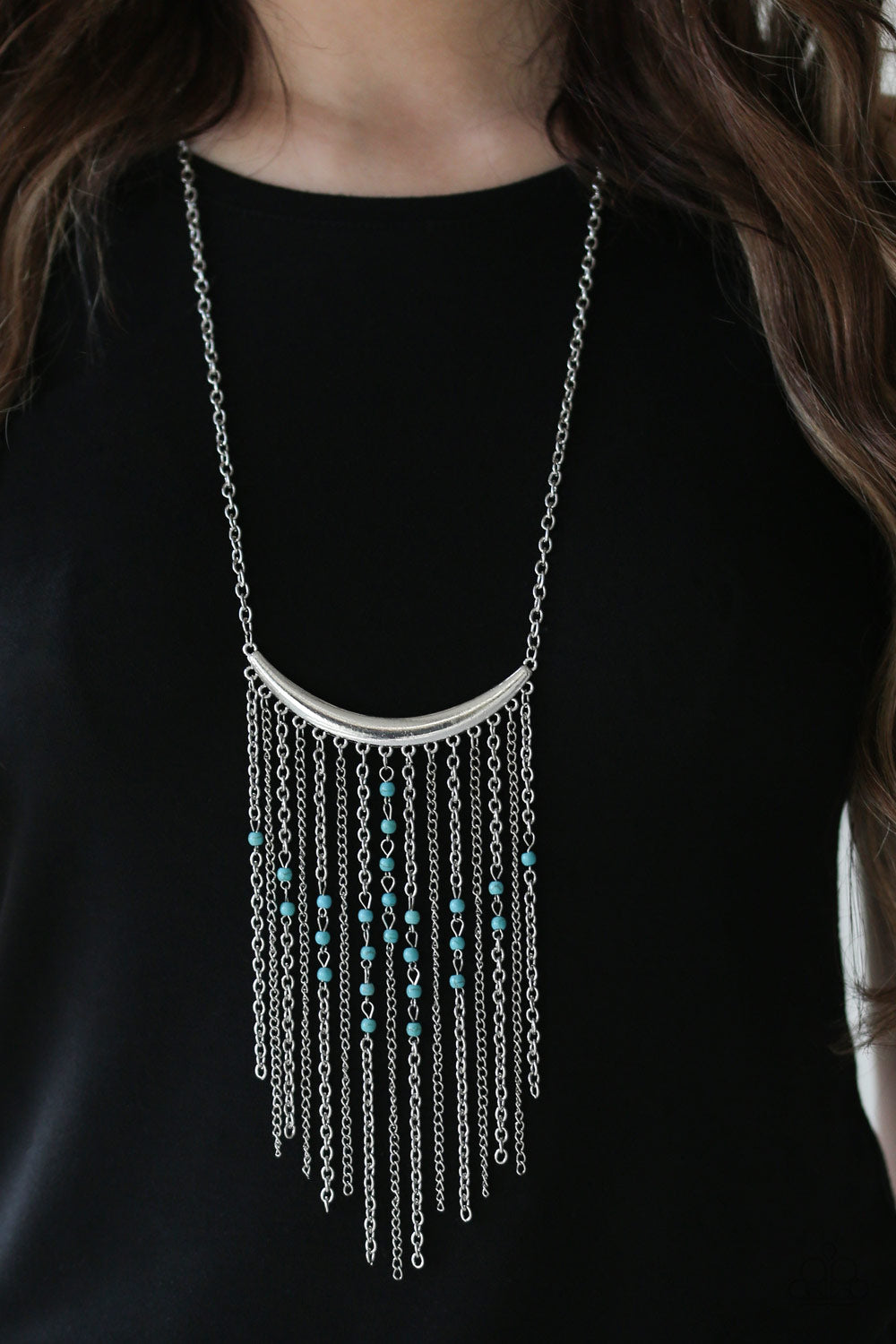Paparazzi ♥ Runaway Rumba - Blue ♥  Necklace