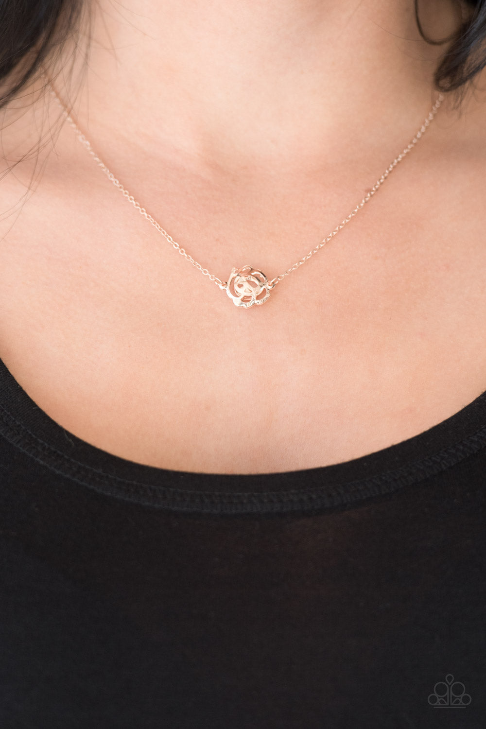 Paparazzi ♥ Pleasantly Primrose - Rose Gold ♥  Necklace
