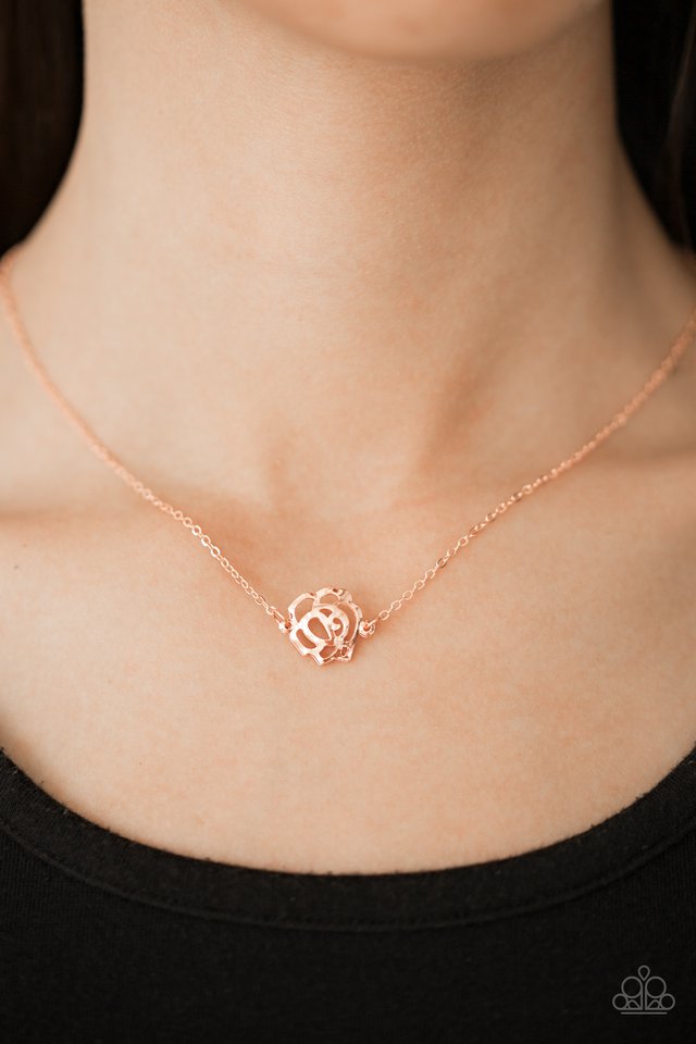 Paparazzi ♥ Pleasantly Primrose - Copper ♥ Necklace