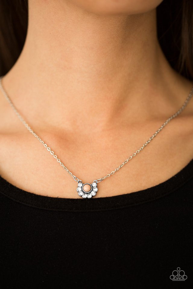 Paparazzi ♥ Pampered Princess - Brown ♥ Necklace