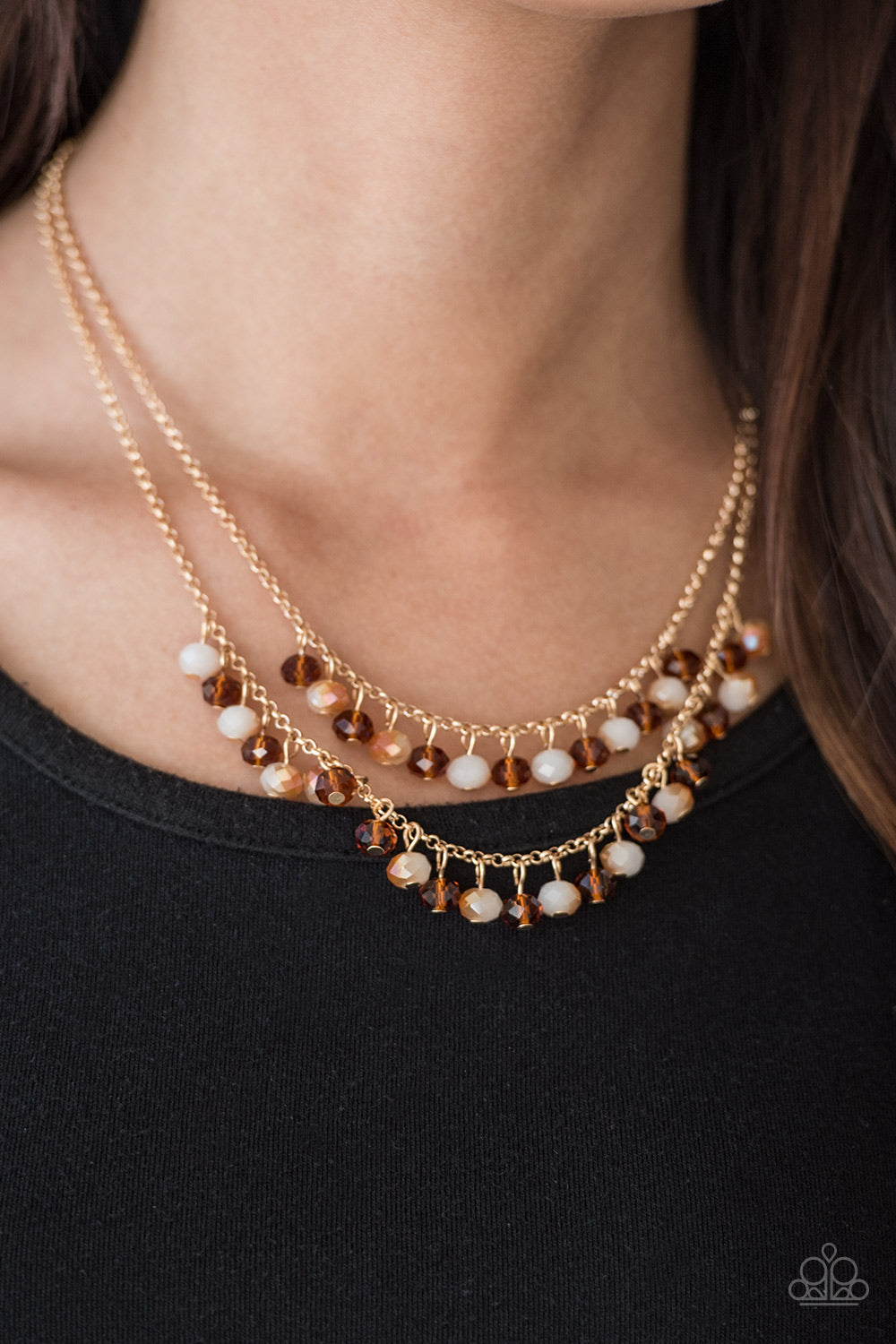 Paparazzi ♥ Starlight Sailing - Gold ♥  Necklace