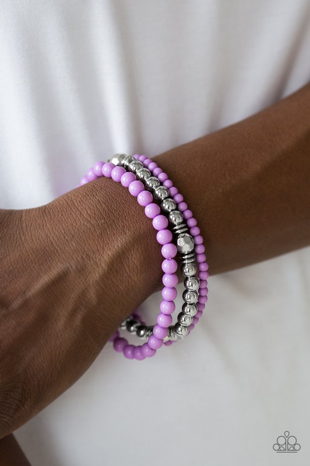 Paparazzi ♥ Midsummer Marvel - Purple ♥ Bracelet