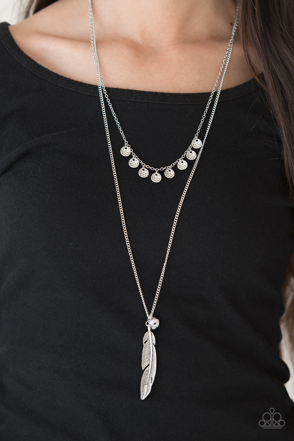 Paparazzi ♥ Mojave Musical - Silver ♥  Necklace