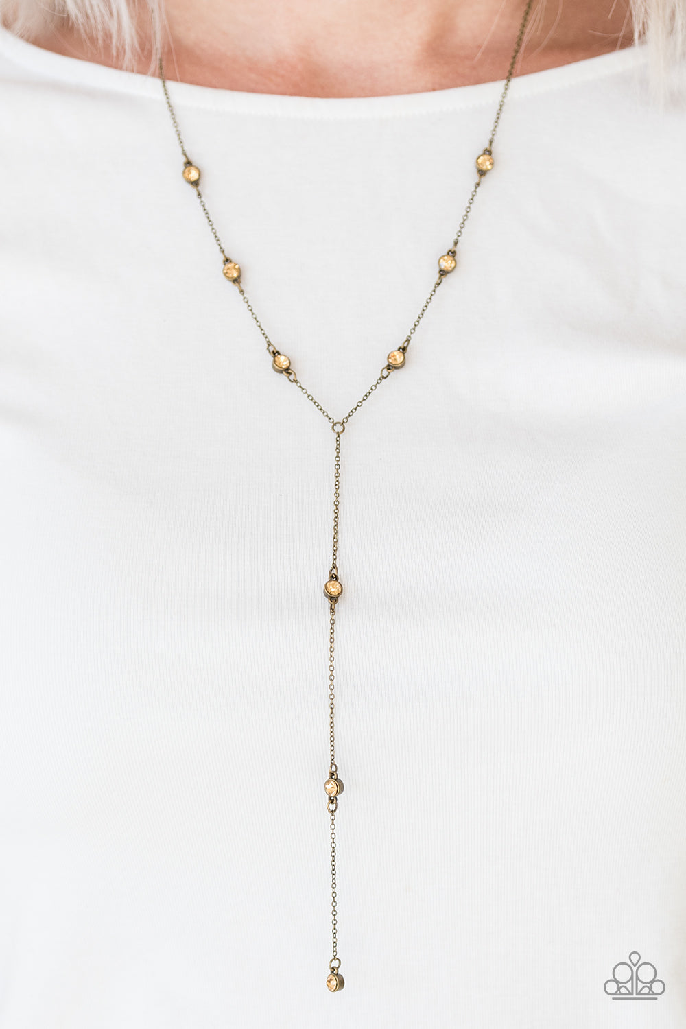 Paparazzi ♥ STARLIGHT The Way - Brass ♥  Necklace
