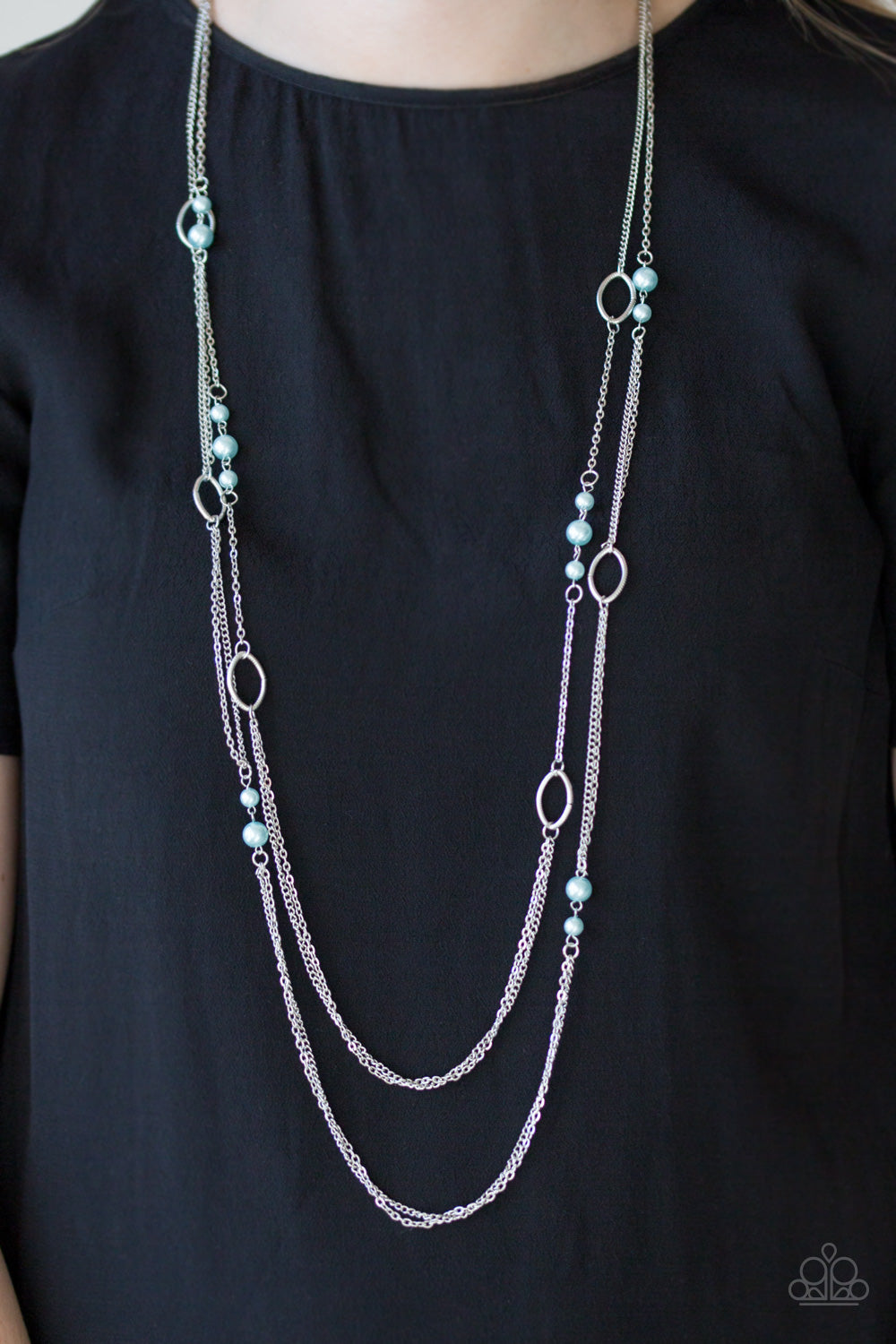 Paparazzi ♥ The New Girl In Town - Blue ♥  Necklace