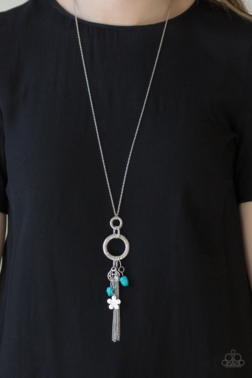 Paparazzi ♥ Tour de Desert - Blue ♥  Necklace