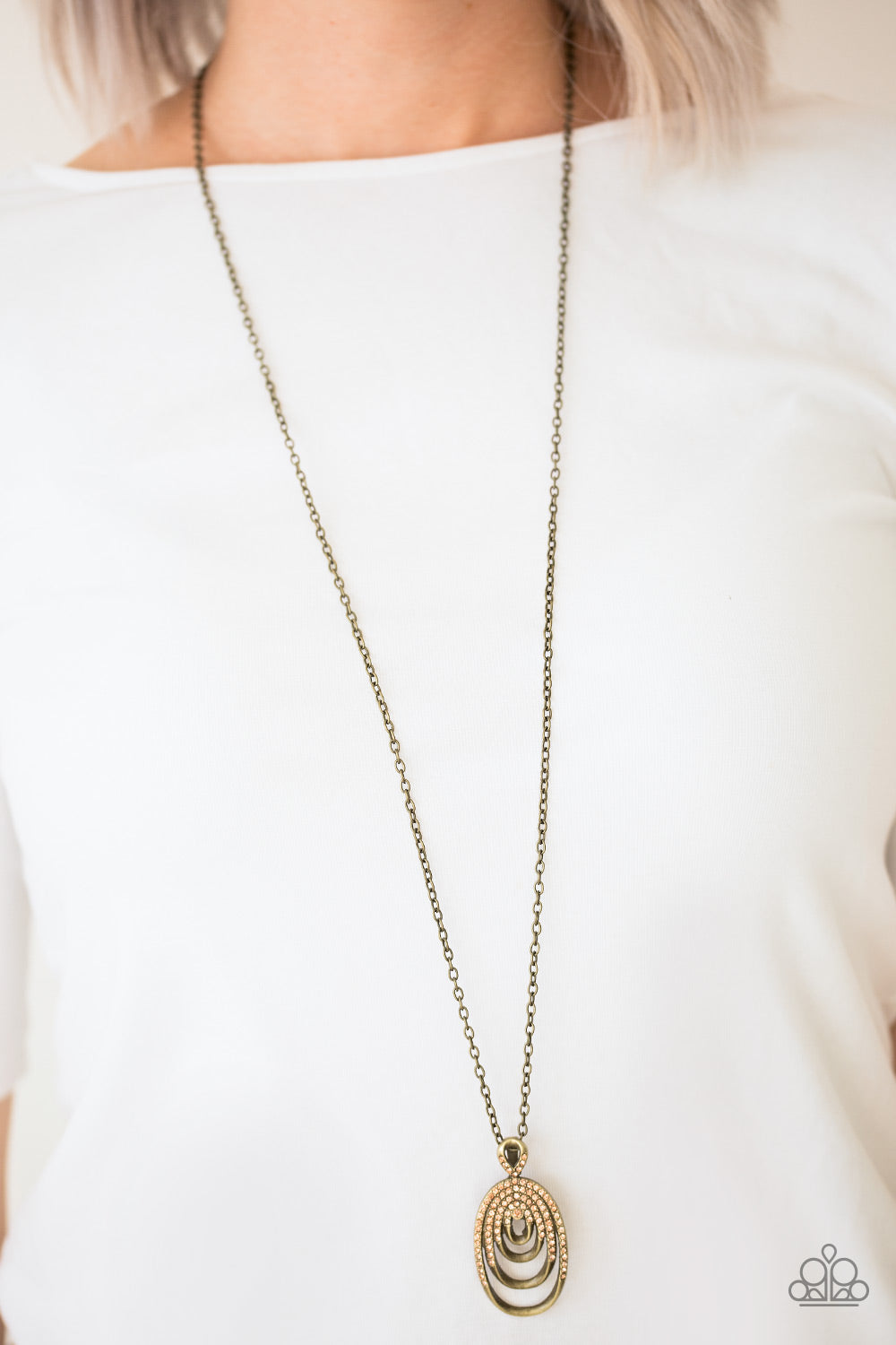 Paparazzi ♥ The Heiress - Brass ♥  Necklace