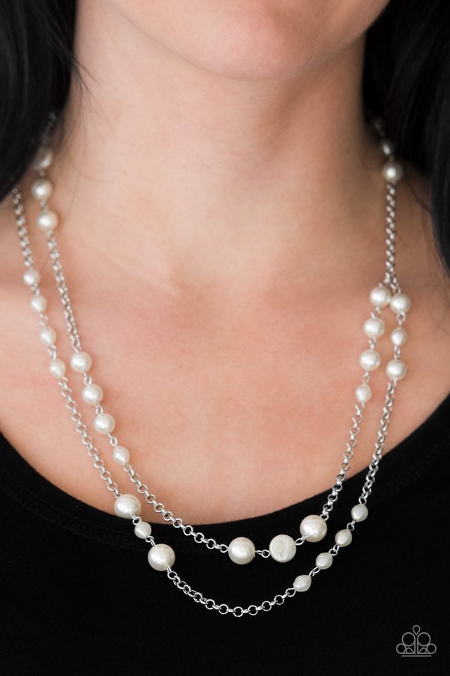 Paparazzi ♥ Pearl Promenade - White ♥ Necklace