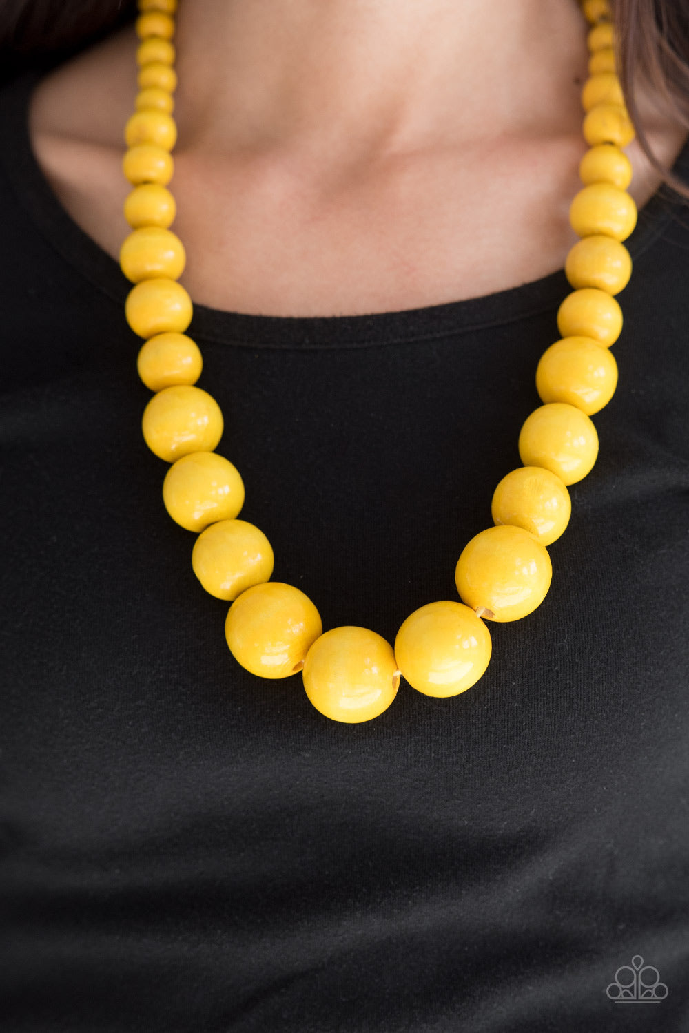 Paparazzi ♥ Effortlessly Everglades - Yellow ♥  Necklace