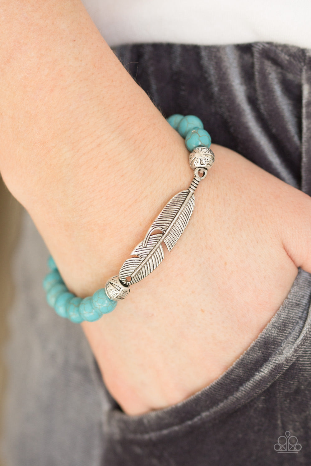 Paparazzi ♥ Take Wing - Blue ♥  Bracelet
