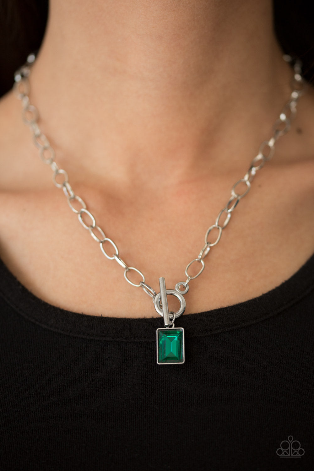 Paparazzi ♥ Wear It Like You Mean It! - Green ♥  Necklace