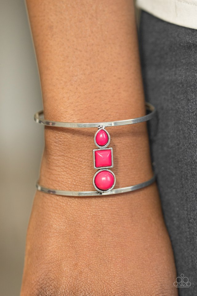 Paparazzi ♥ Sahara Siren - Pink ♥ Bracelet