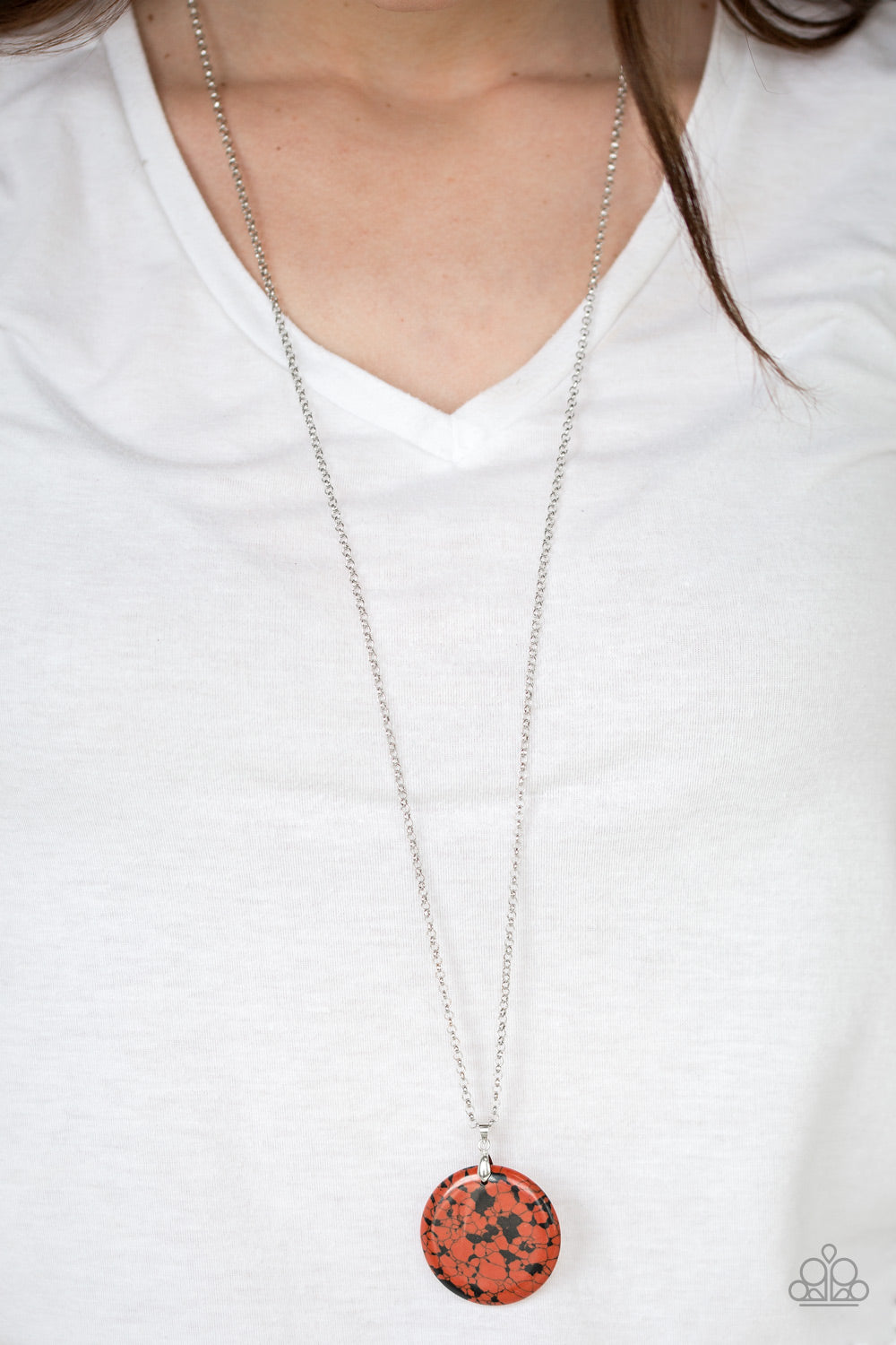 Paparazzi ♥ Back To Earth - Red ♥  Necklace