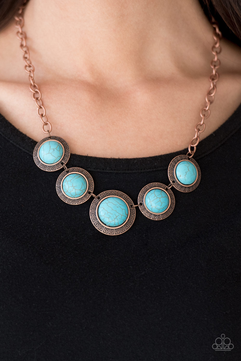 Paparazzi ♥ Mountain Roamer - Copper ♥  Necklace