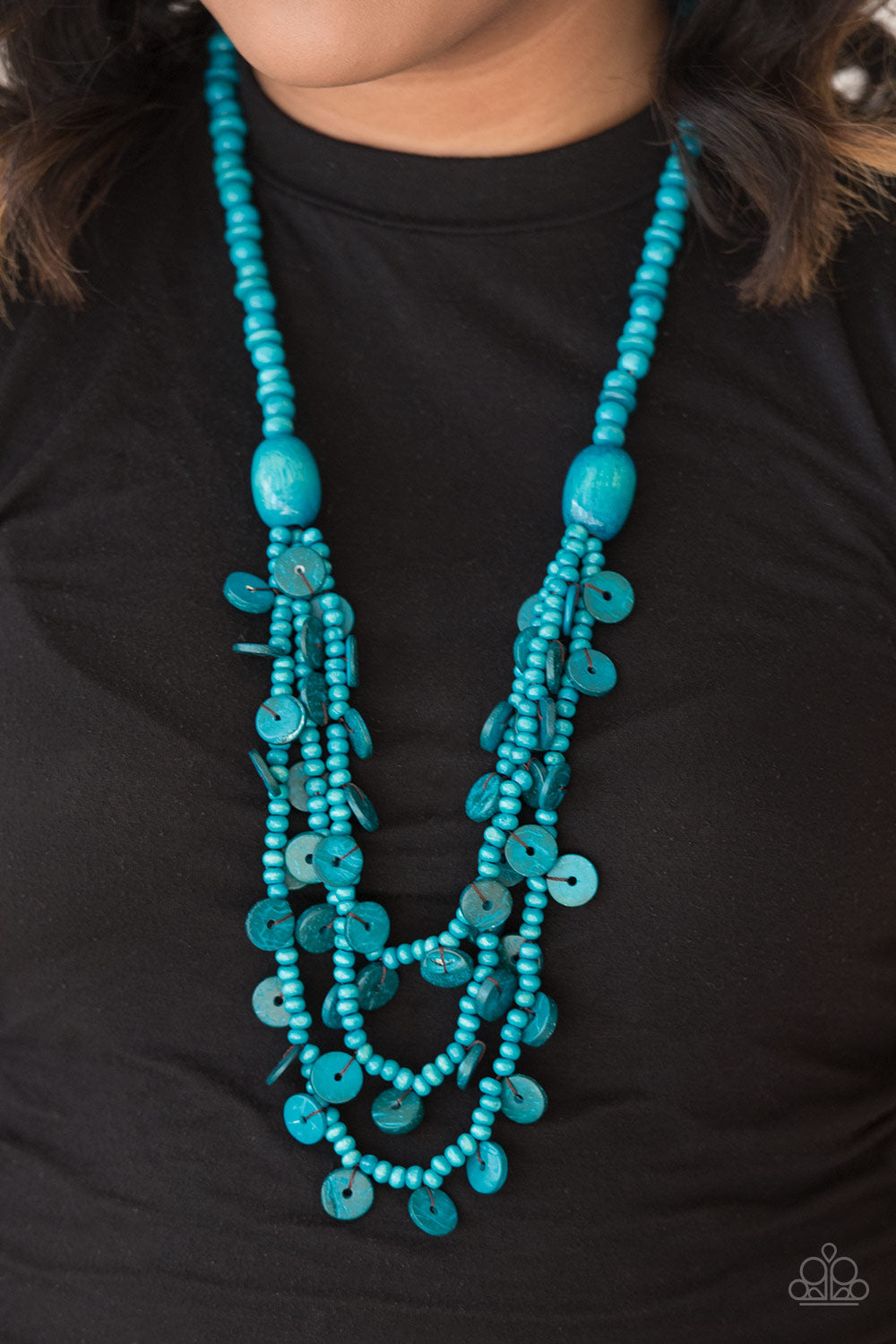 Paparazzi ♥ Safari Samba - Blue ♥  Necklace