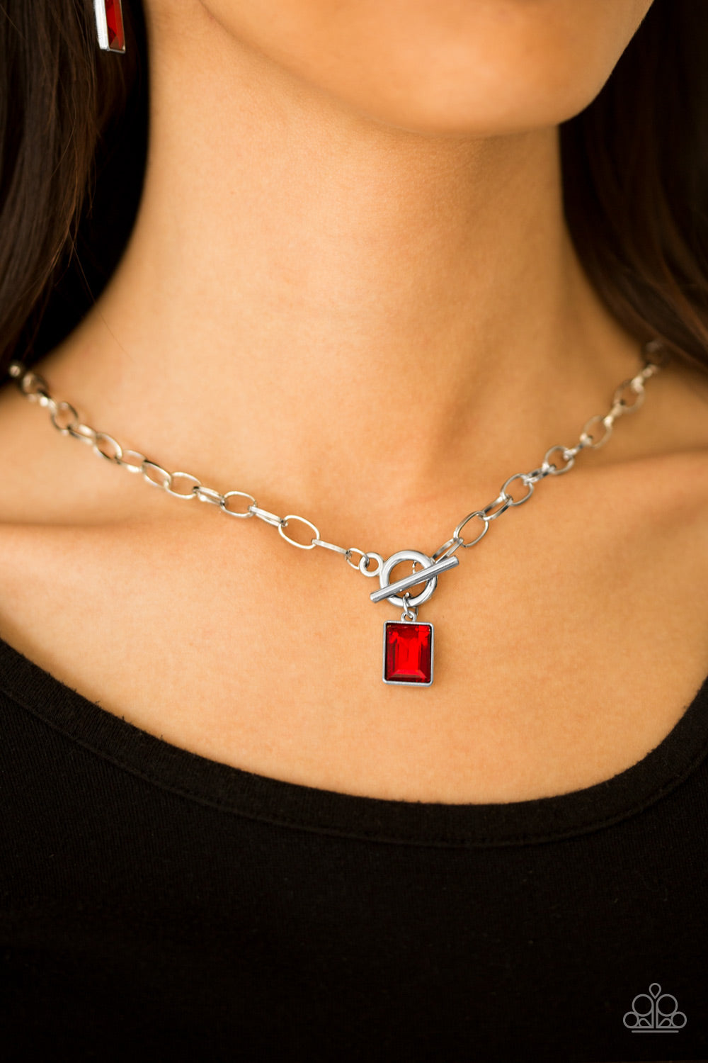Paparazzi ♥ Wear It Like You Mean It! - Red ♥  Necklace