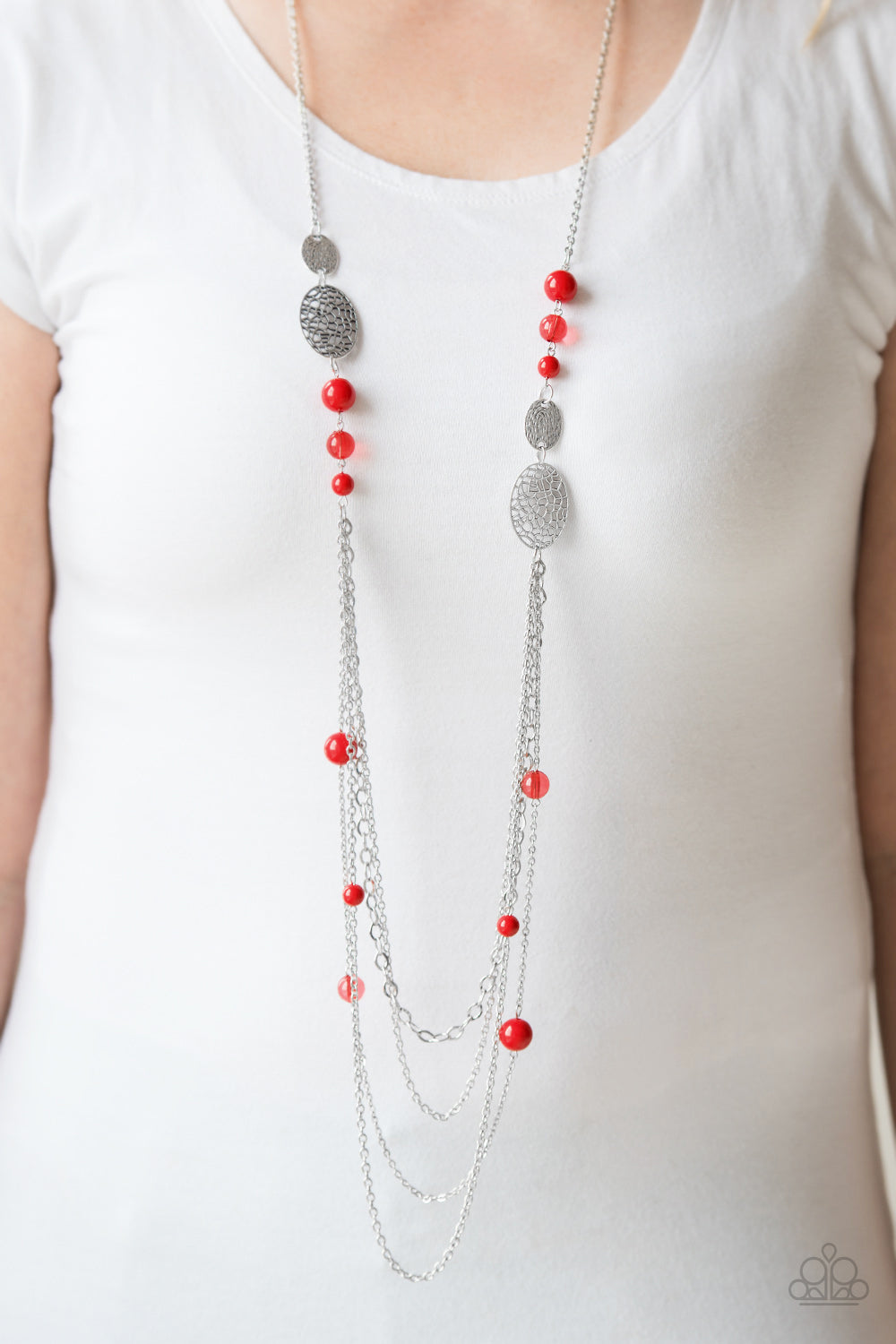 Paparazzi ♥ The SUMMERTIME Of Your Life! - Red ♥  Necklace