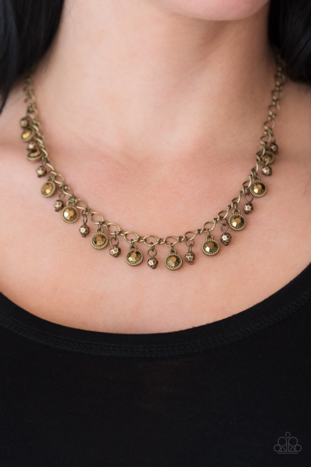 Paparazzi ♥ City Couture - Brass ♥  Necklace
