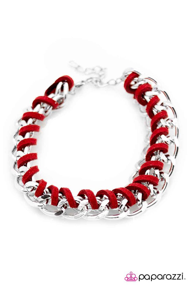Paparazzi ♥ In This Together - Red ♥ Bracelet