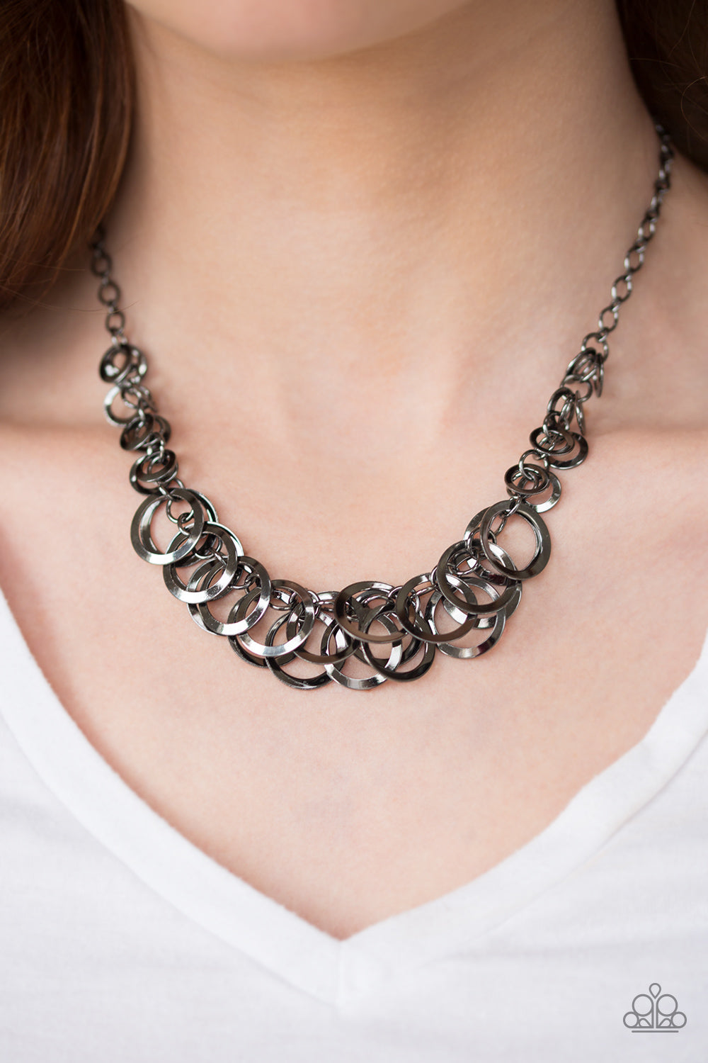 Paparazzi ♥ Royal Circus - Black ♥  Necklace