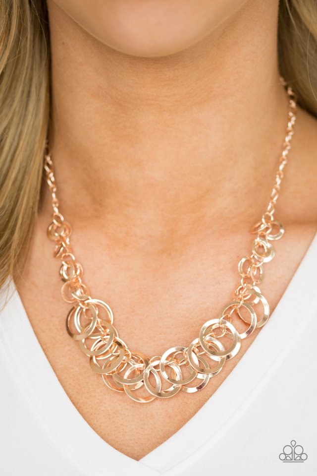 Paparazzi ♥ Royal Circus - Rose Gold ♥ Necklace