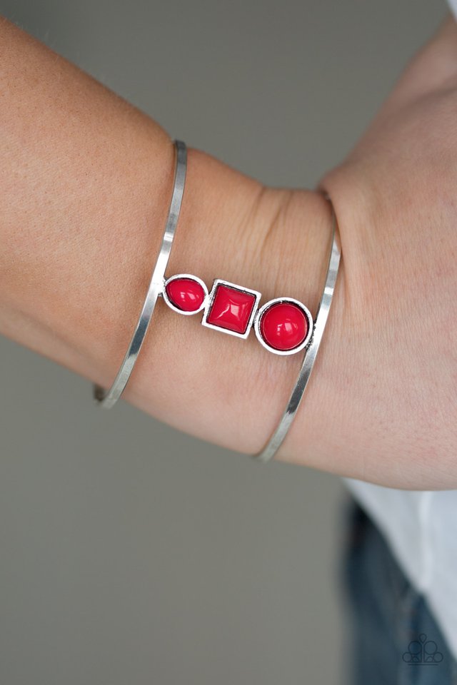 Paparazzi ♥ Sahara Siren - Red ♥ Bracelet