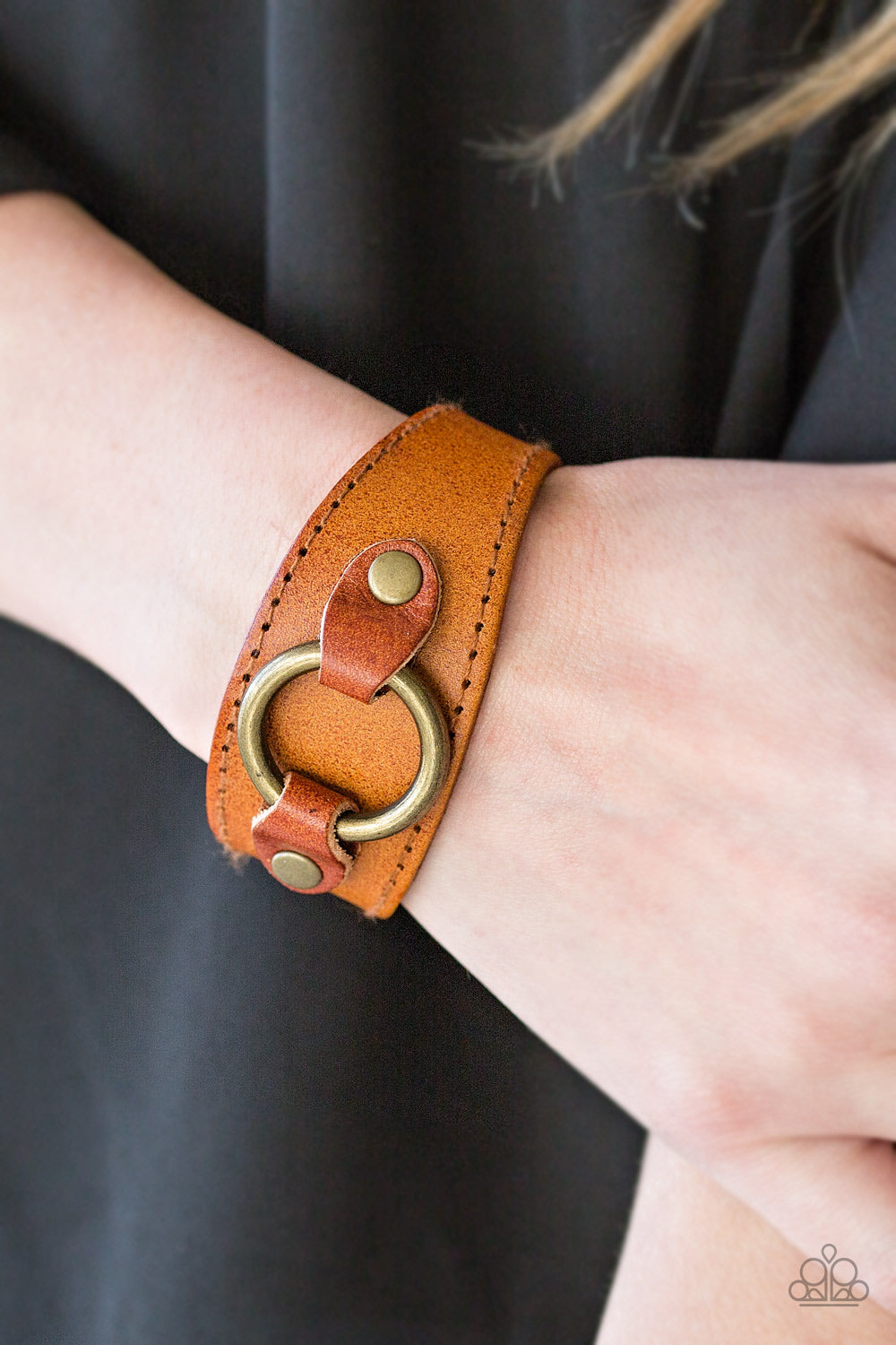 Paparazzi ♥ Western Wrangler - Brown ♥  Bracelet