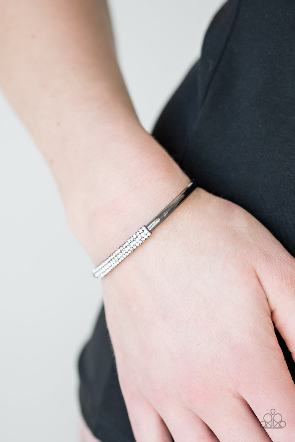 Paparazzi ♥ CACHE Only - Black ♥  Bracelet