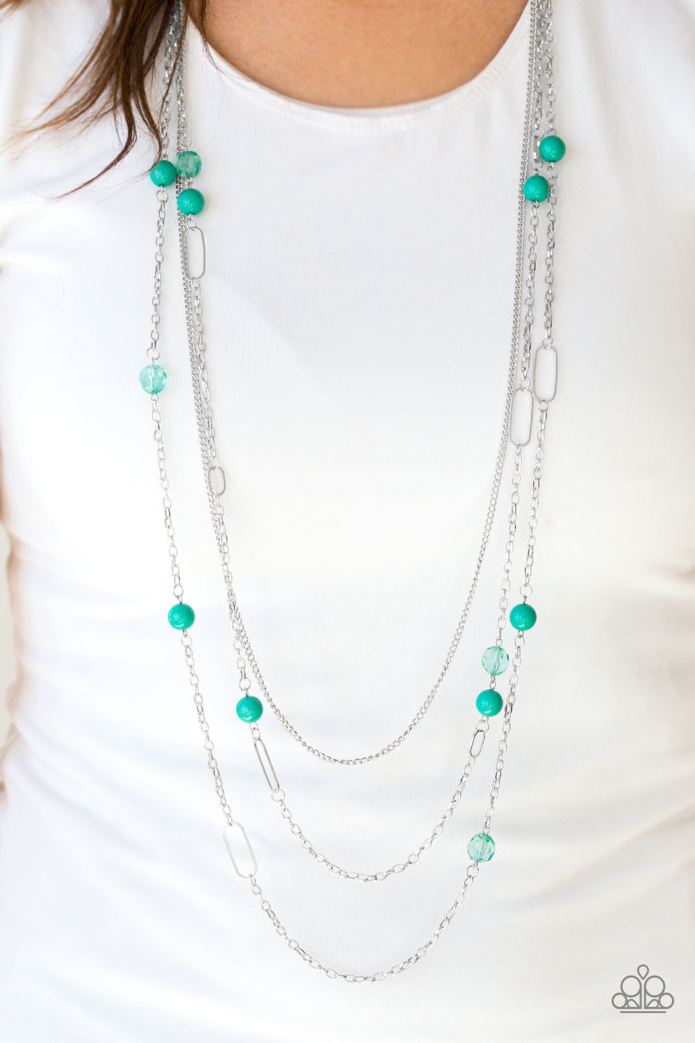Paparazzi ♥ East Coast Classic - Green ♥  Necklace