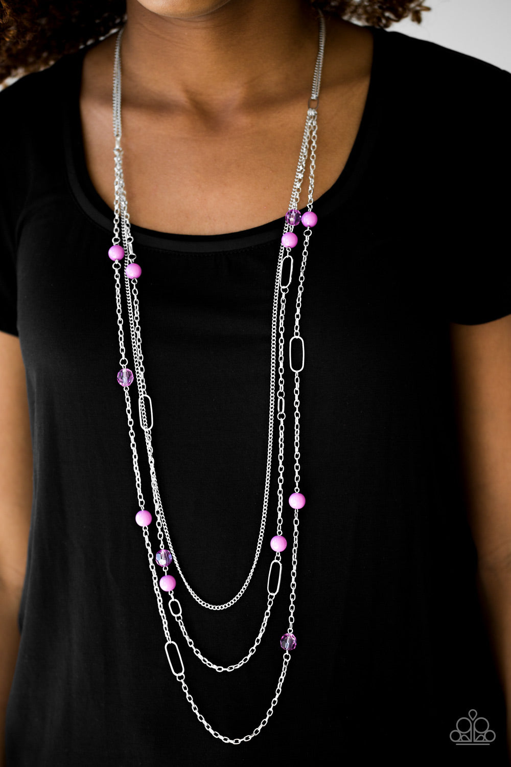Paparazzi ♥ East Coast Classic - Purple ♥  Necklace