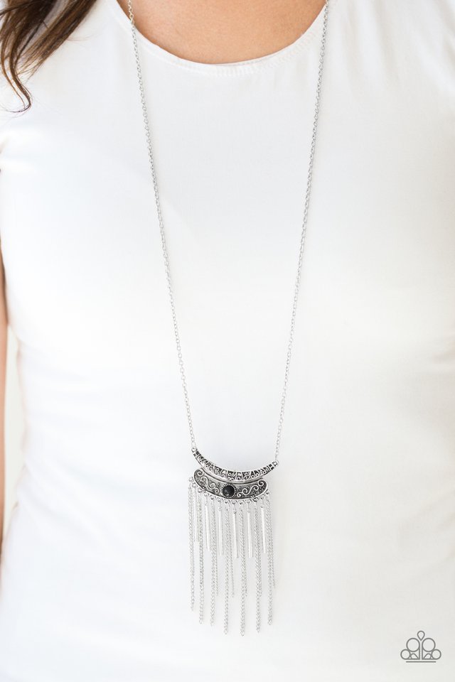 Paparazzi ♥ Take ZEN - Black ♥ Necklace