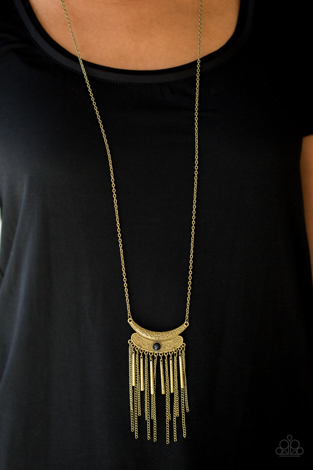 Paparazzi ♥ Take ZEN - Brass ♥  Necklace