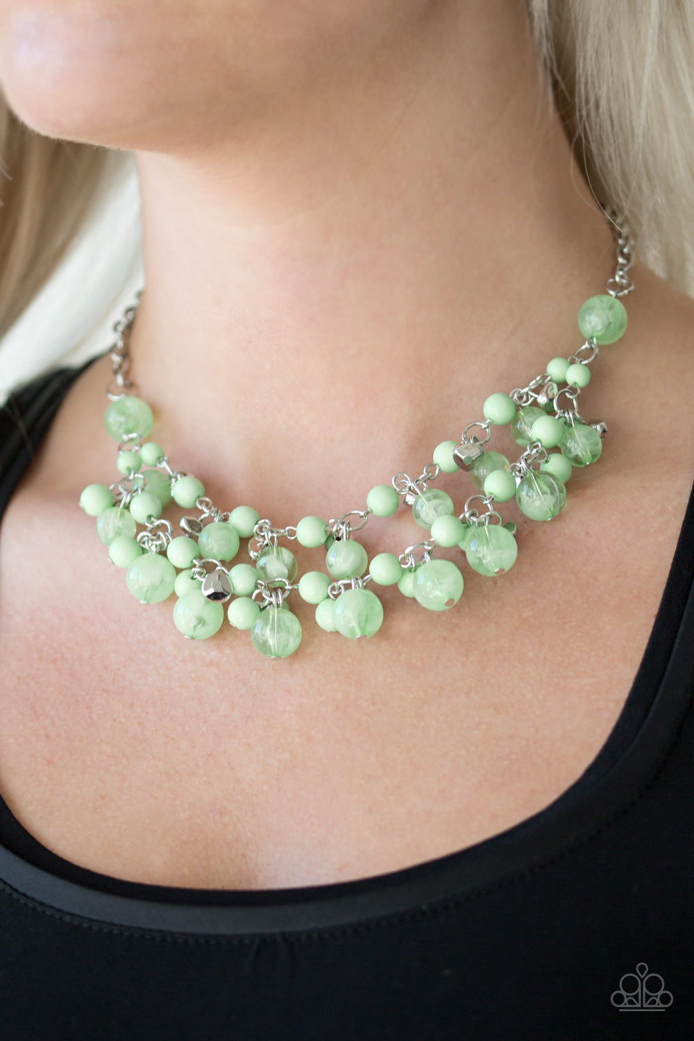 Paparazzi ♥ Gone Sailing - Green ♥  Necklace