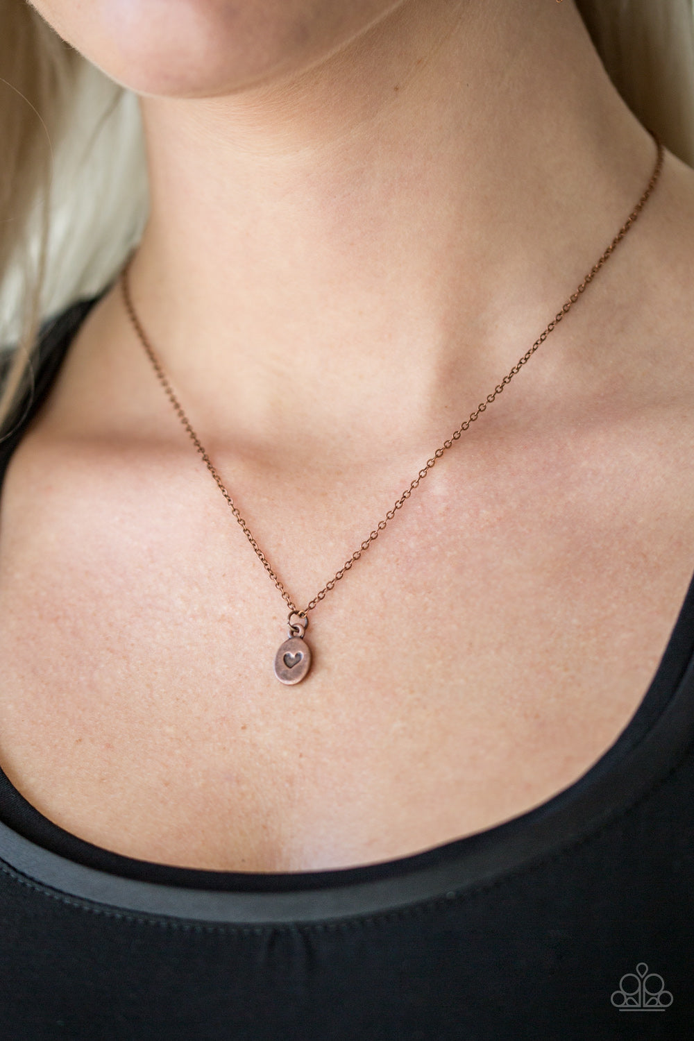 Paparazzi ♥ Live For Love - Copper ♥  Necklace