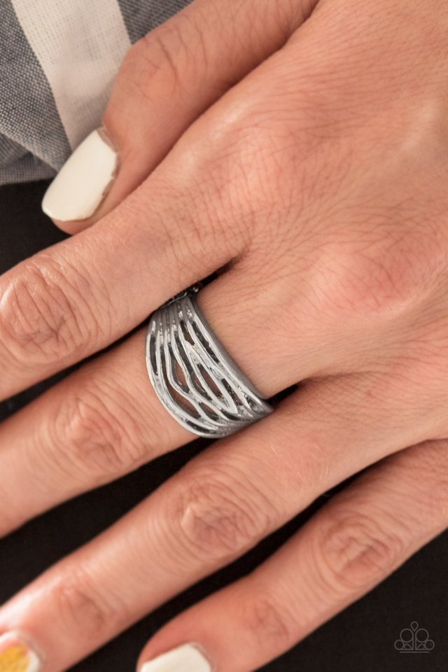 Paparazzi ♥ Rip Current - Silver ♥ Ring
