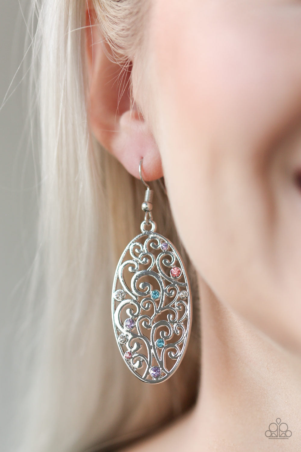 Paparazzi ♥ Glistening Gardens - Multi ♥  Earrings