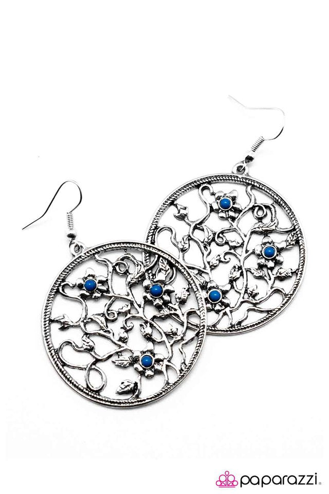 Paparazzi ♥ An Enchanted Forest - Blue ♥ Earrings