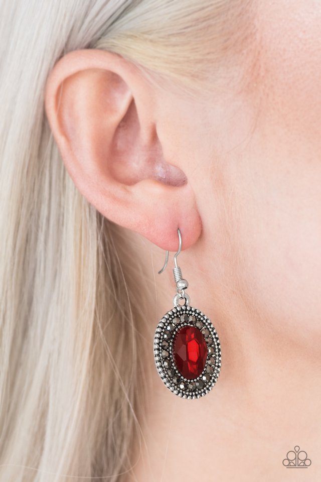Paparazzi ♥ Wonderfully West Side Story - Red ♥ Earrings