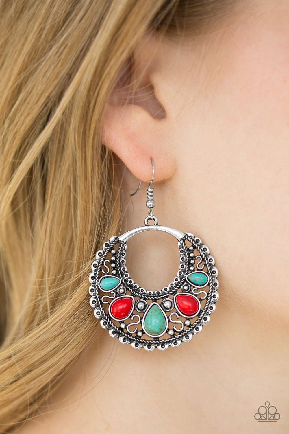 Paparazzi ♥ Desert Springs - Multi ♥  Earrings