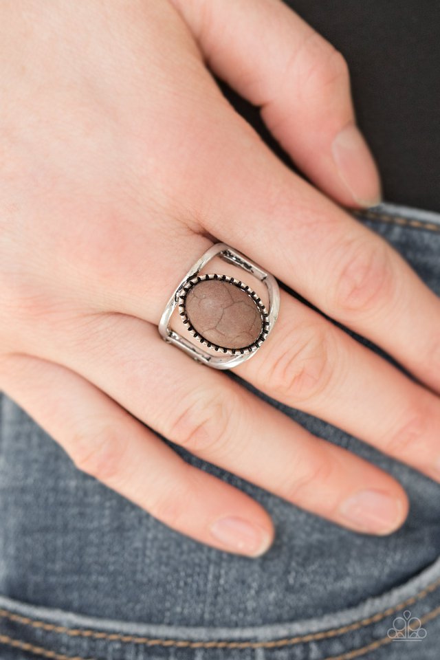Paparazzi ♥ Canyon Cache - Brown ♥ Ring