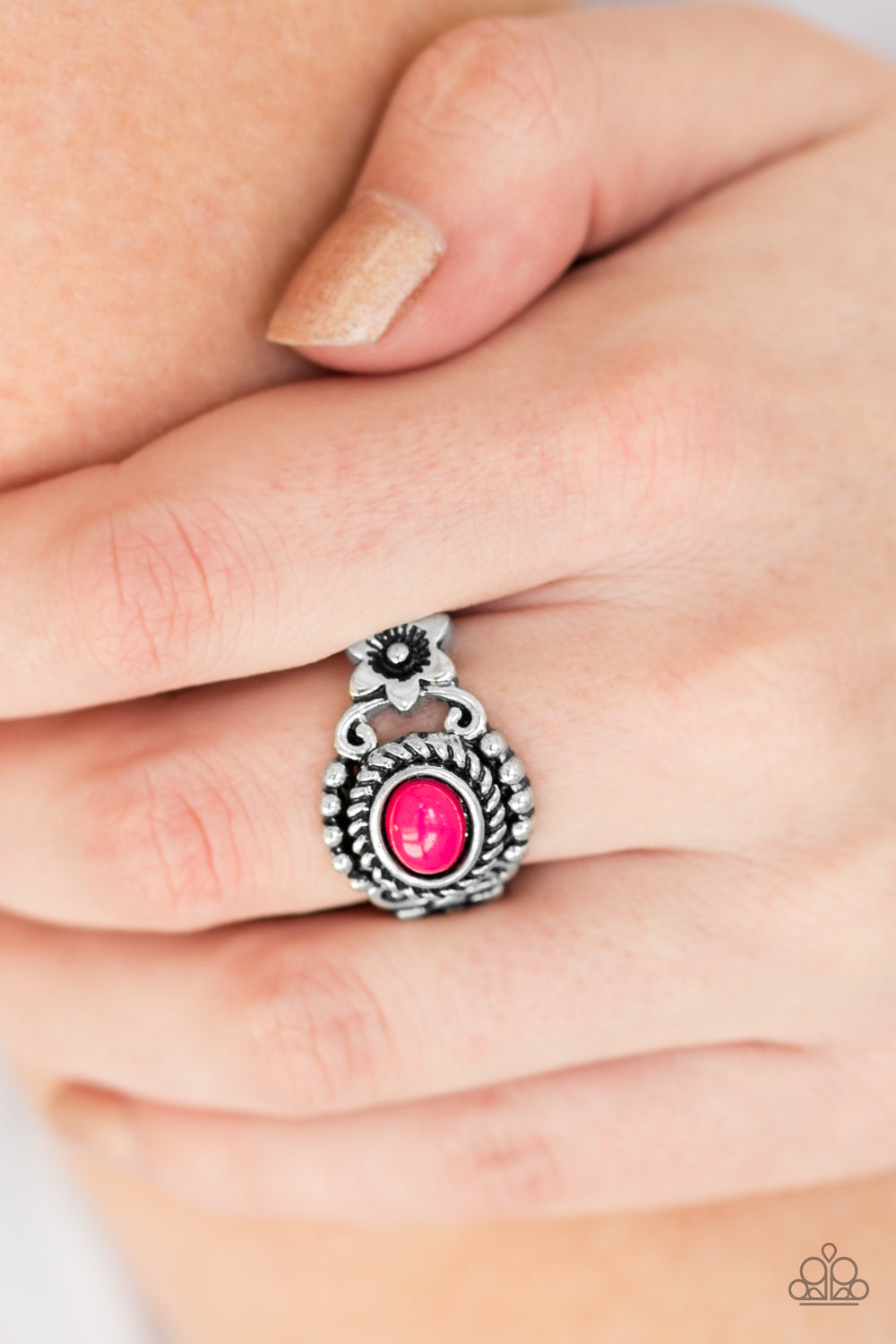 Paparazzi ♥ All Summer Long - Pink ♥  Ring