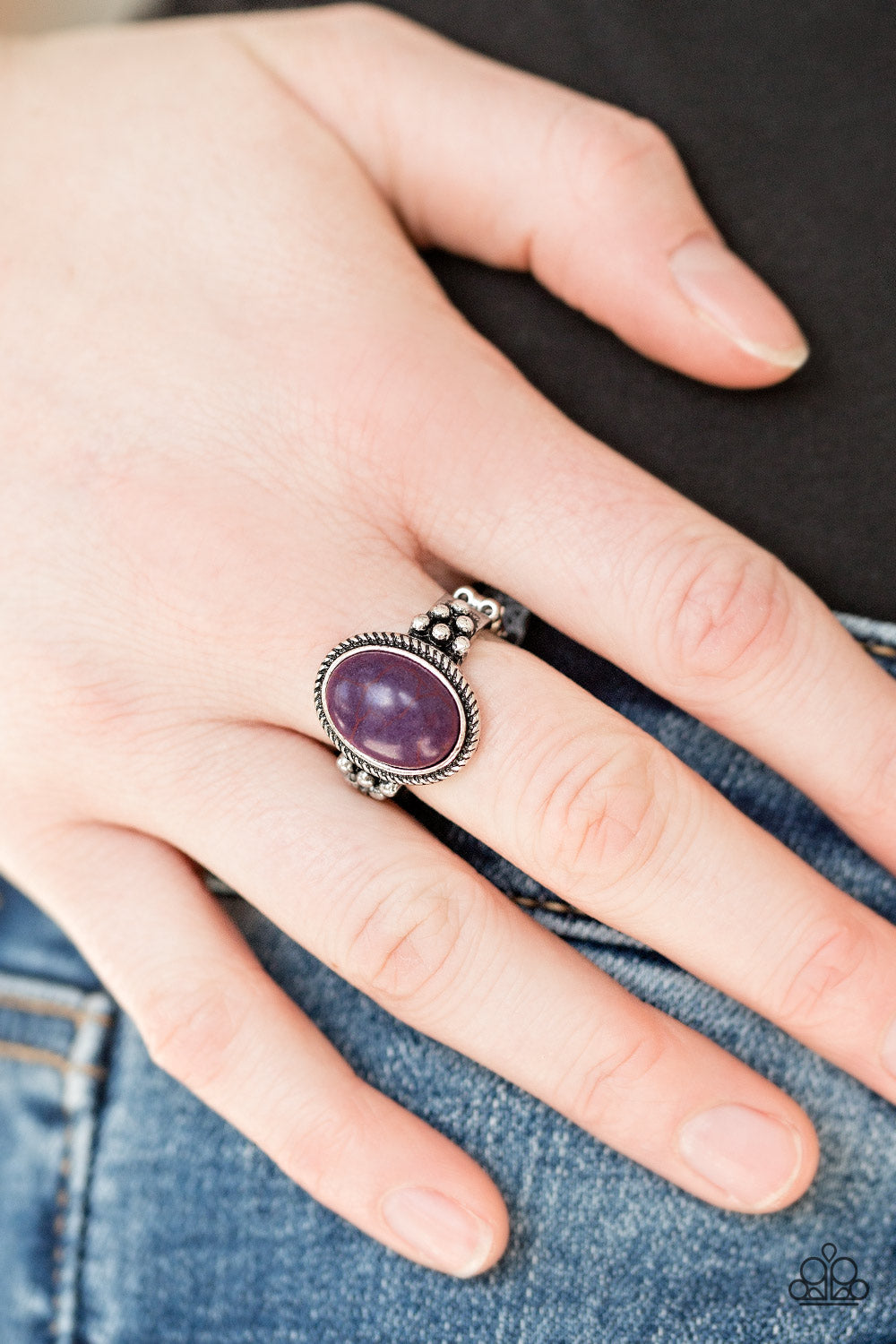 Paparazzi ♥ Stone Age Sophistication - Purple ♥  Ring