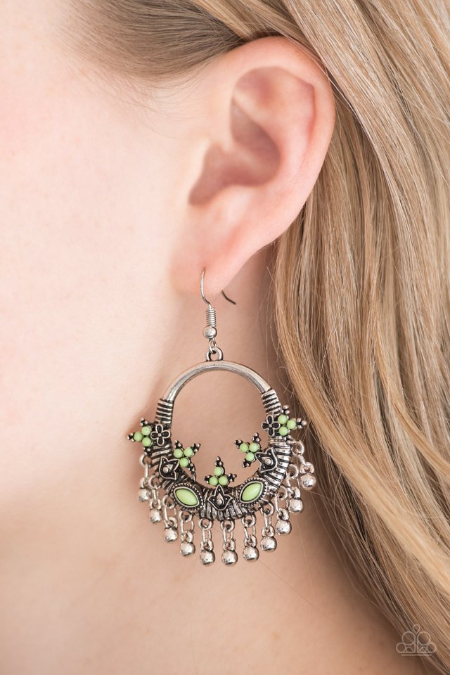 Paparazzi ♥ Musical Mantras - Green ♥ Earrings