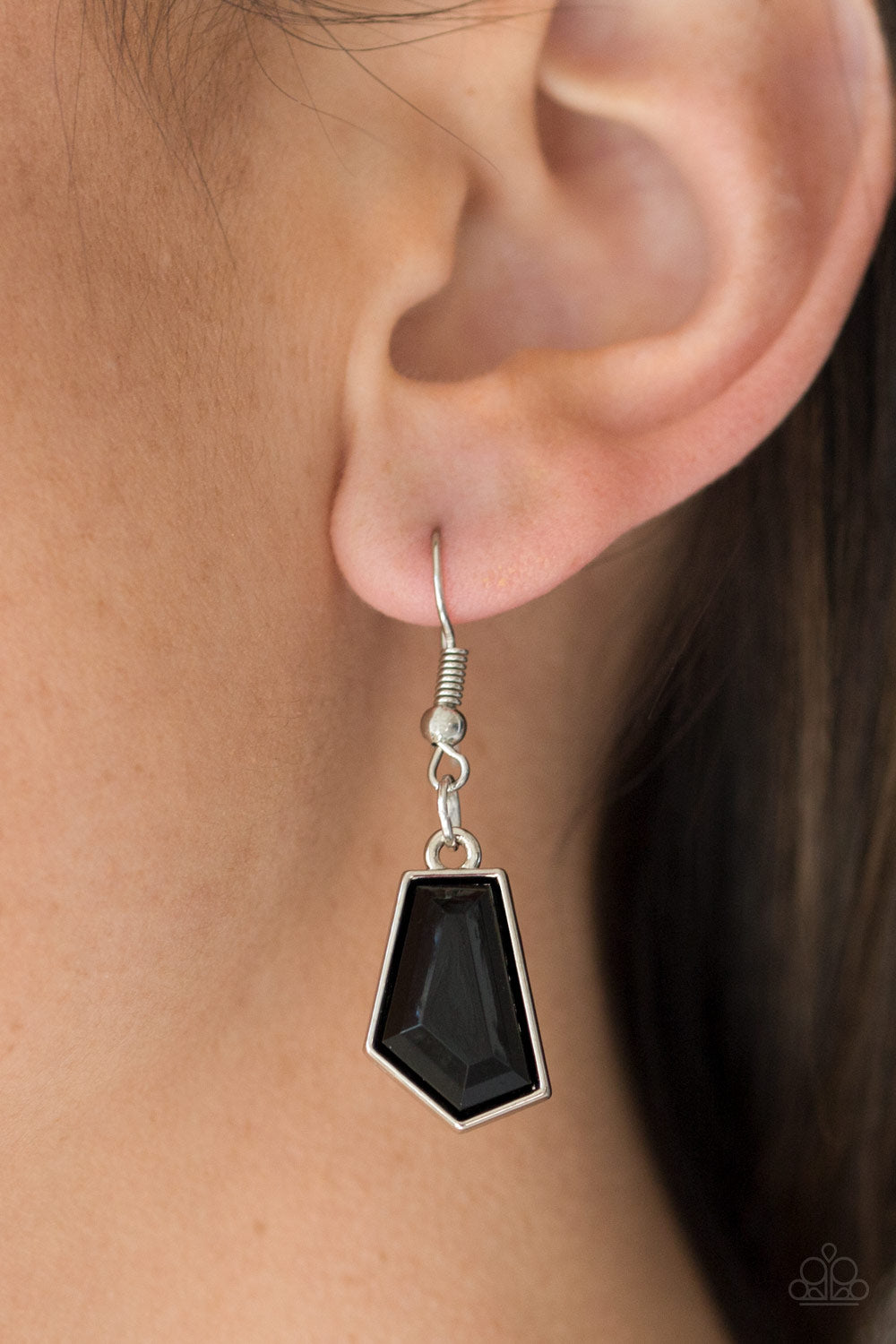 Paparazzi ♥ Get Up and GEO - Black ♥  Necklace