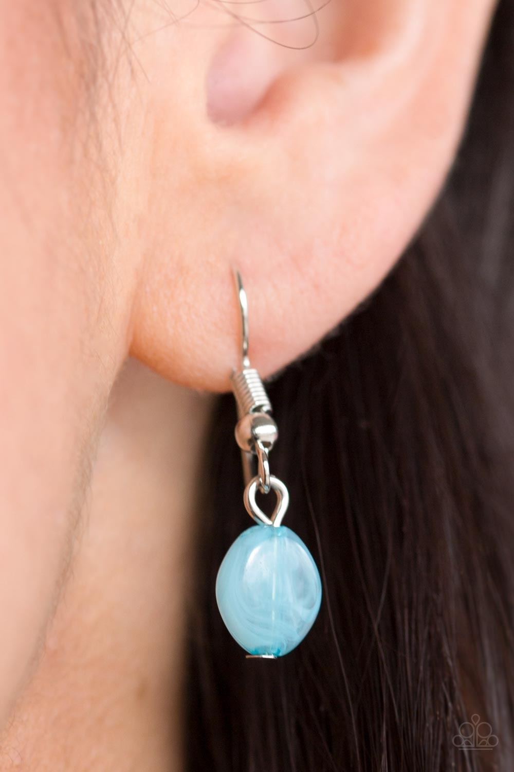 Paparazzi ♥ GLOW Your Roll - Blue ♥  Necklace